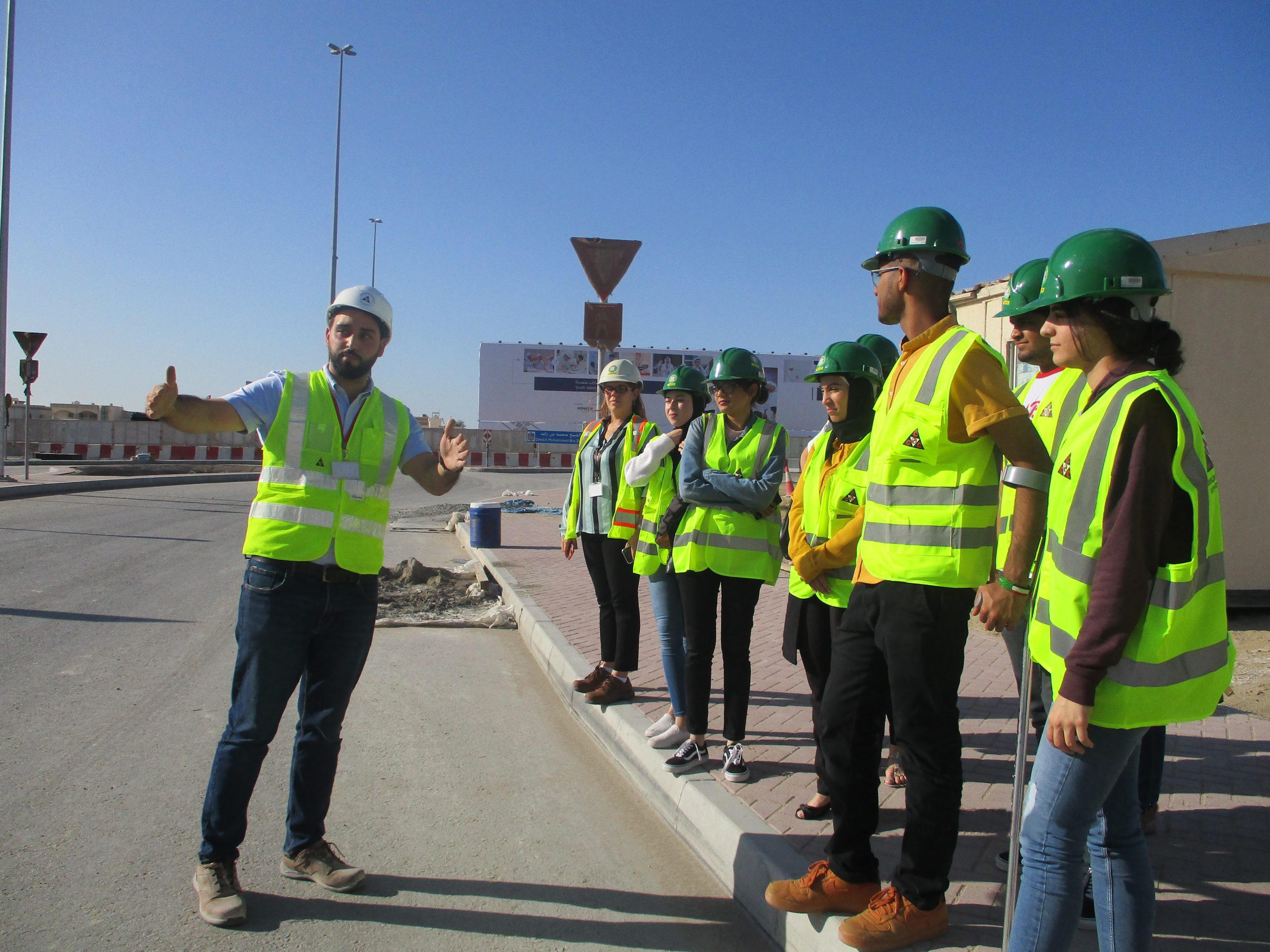 CCC Conducts LEED Project Site Tour for University Students